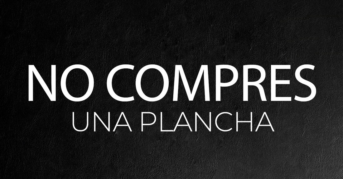 No compres una plancha de estampado sin saber esto