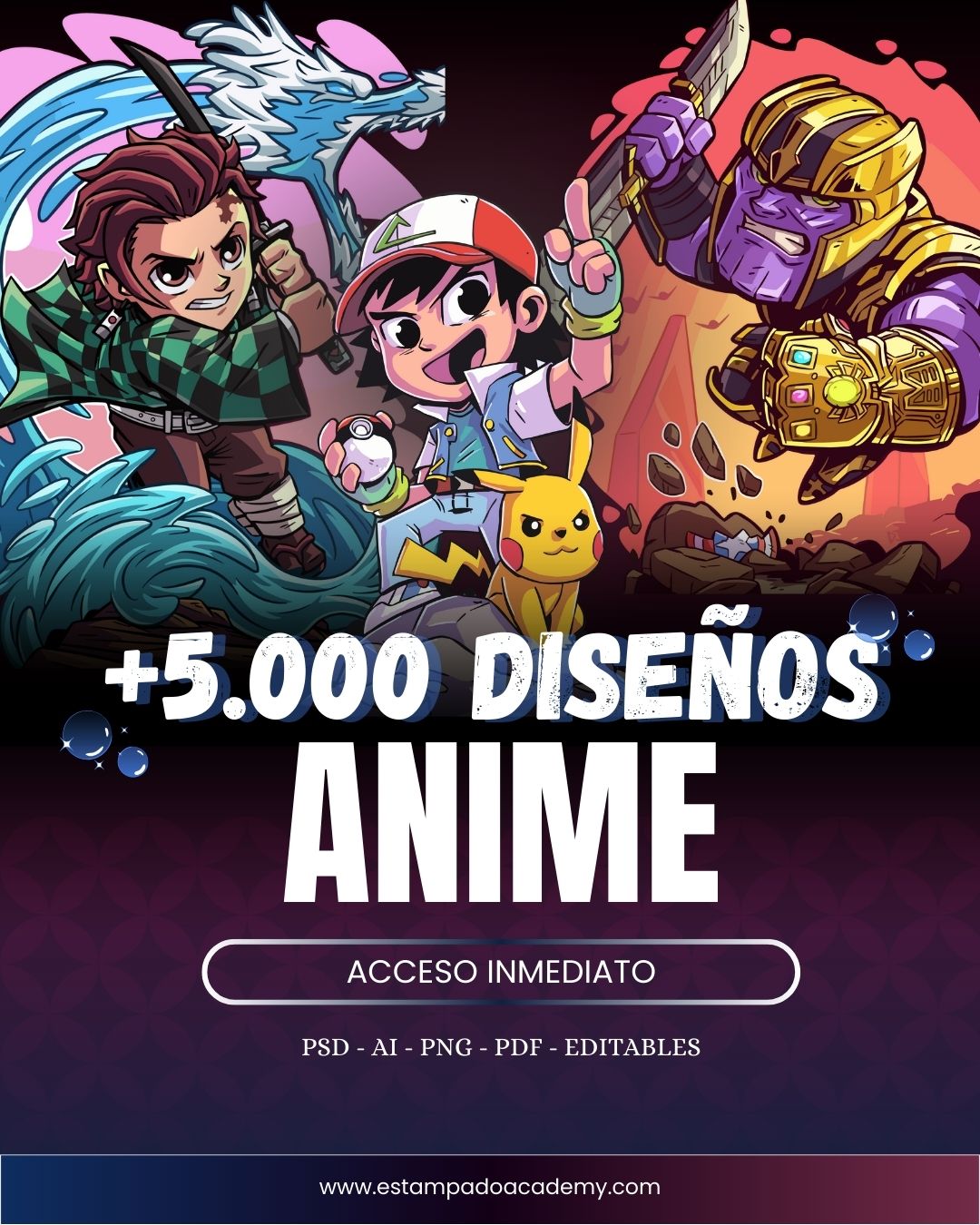 +5.000 Diseños de Anime