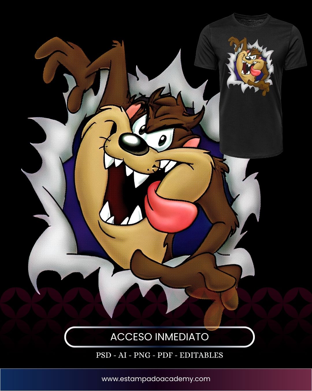 +100 Diseños en Semitono para DTF