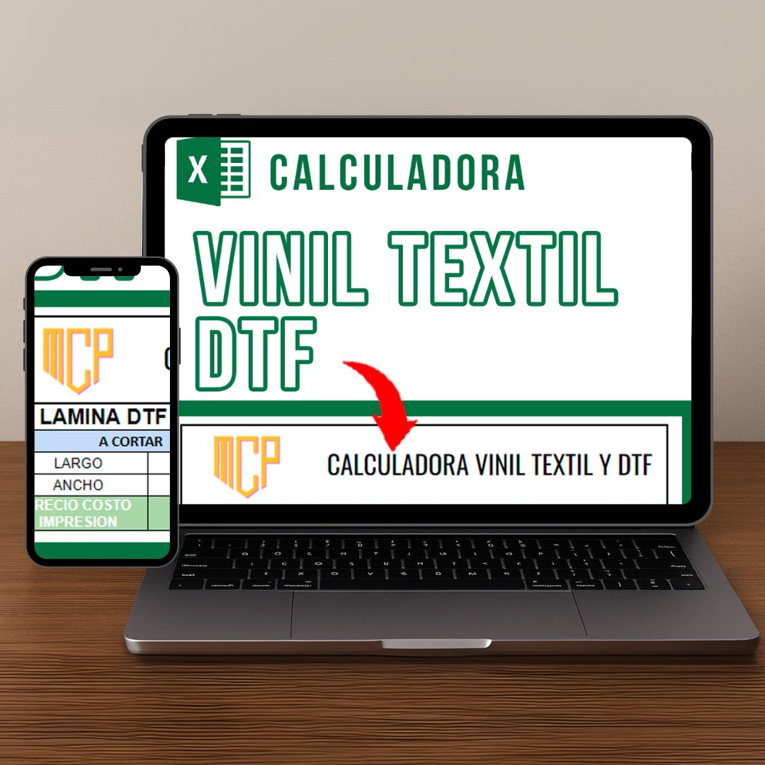 Calculadora de Vinil Textil y DTF