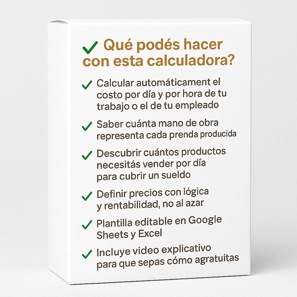 Calculadora de Mano de Obra
